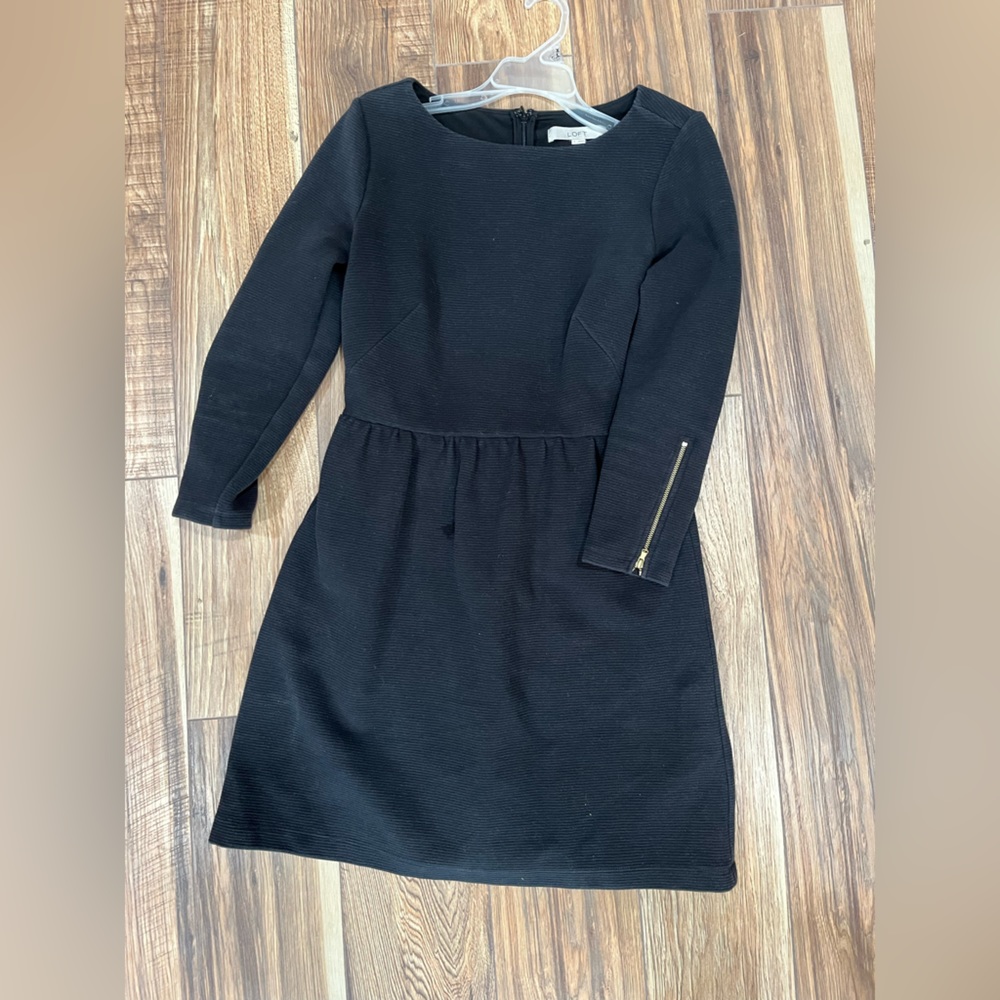 Loft Black Dress